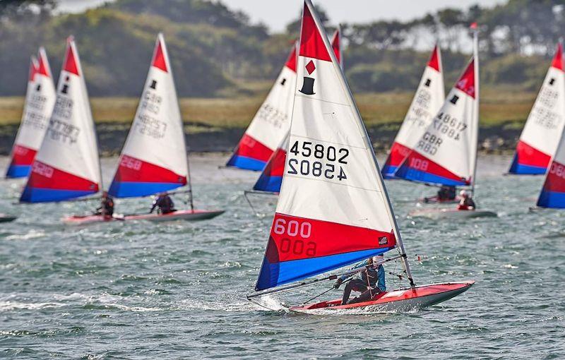 Rooster Southern Topper Travellers event at Bosham photo copyright Lawrence Dunn taken at Bosham Sailing Club and featuring the Topper class