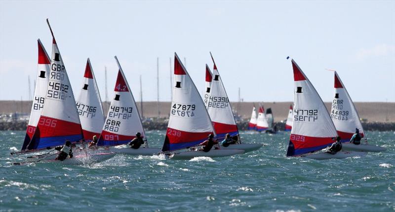 South and South West Regional Junior Championships photo copyright Mark Jardine / www.yachtsandyachting.com taken at Weymouth & Portland Sailing Academy and featuring the Topper class