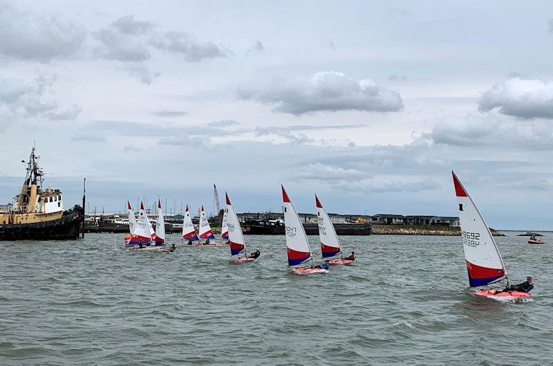 London & South East Topper Traveller at Medway photo copyright Andrew Baker taken at Medway Yacht Club and featuring the Topper class