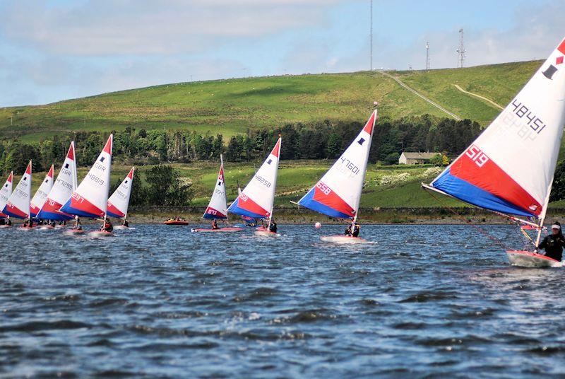 Rooster North Topper Series photo copyright Dave Wood taken at Rossendale Valley Sailing Club and featuring the Topper class