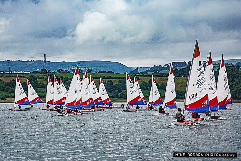 Welsh Topper Open Championships at Llandegfedd photo copyright Mike Dodson / mikedodson.co.uk taken at Llandegfedd Sailing Club and featuring the Topper class
