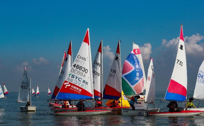 2021 Yangtze River Delta Youth Sailing Cup Autumn Series photo copyright 2021 Yangtze River Delta Youth Sailing Cup Autumn Series taken at Shanghai Yachting Club and featuring the Topper class