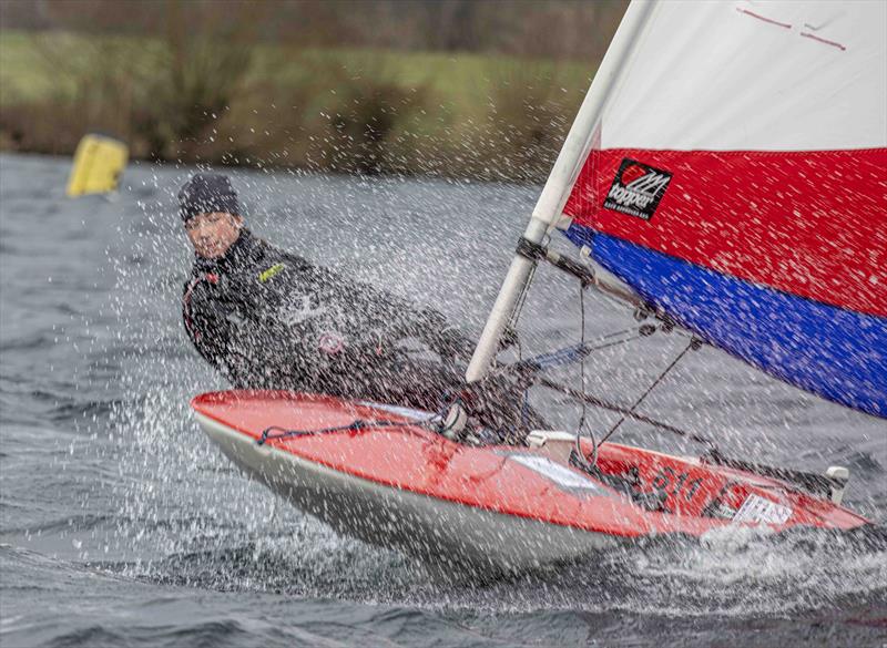 Jessica Powell on her way to winning Round 7 of the Midlands 2021-2022 Topper Traveller Series at Notts County SC - photo © David Eberlin