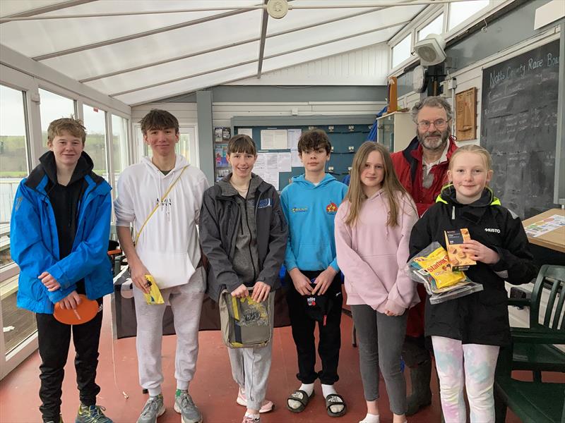 Winners in Round 7 of the Midlands 2021-2022 Topper Traveller Series at Notts County SC photo copyright David Eberlin taken at Notts County Sailing Club and featuring the Topper class