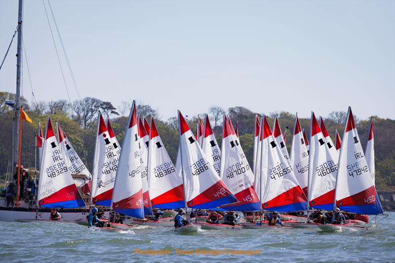 Toppers in the start sequence during the Irish Sailing Youth Nationals 2022 - photo © David Branigan / Oceansport