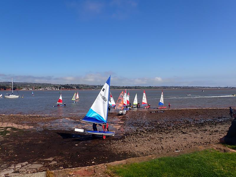 SYC Friday Evening Junior Training photo copyright Andrew Paley taken at Starcross Yacht Club and featuring the Topper class