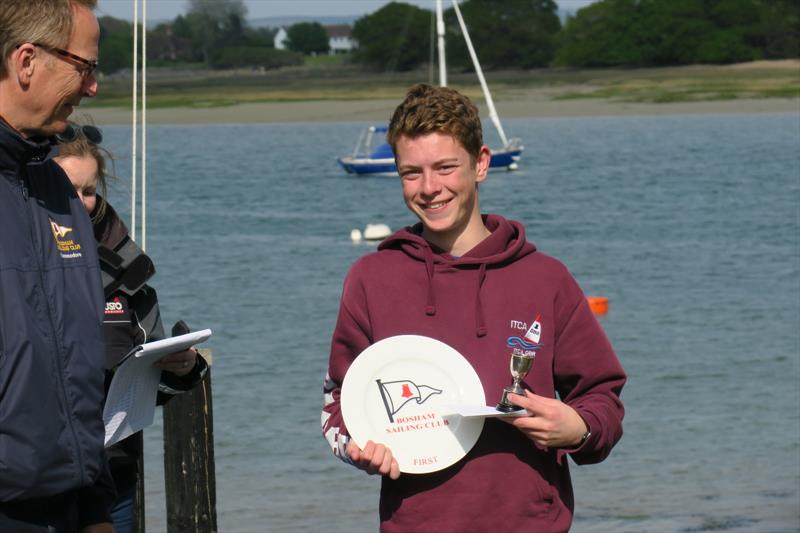 Ed Smith wins the 5.3 fleet in the Bosham Topper Open photo copyright Nick Smith taken at Bosham Sailing Club and featuring the Topper class