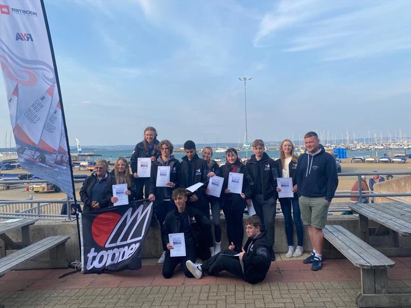 5.3 Team photo copyright Kate Barriclough taken at Weymouth & Portland Sailing Academy and featuring the Topper class