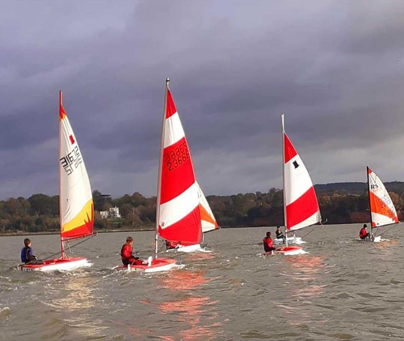 Junior winter training at Starcross Yacht Club  - photo © Freya Ballenttyne