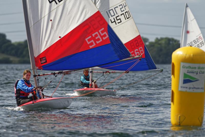 Tyrii Bell from Cam SC was third in the Cambridgeshire Youth League event at Grafham Water - photo © Paul Sanwell / OPP