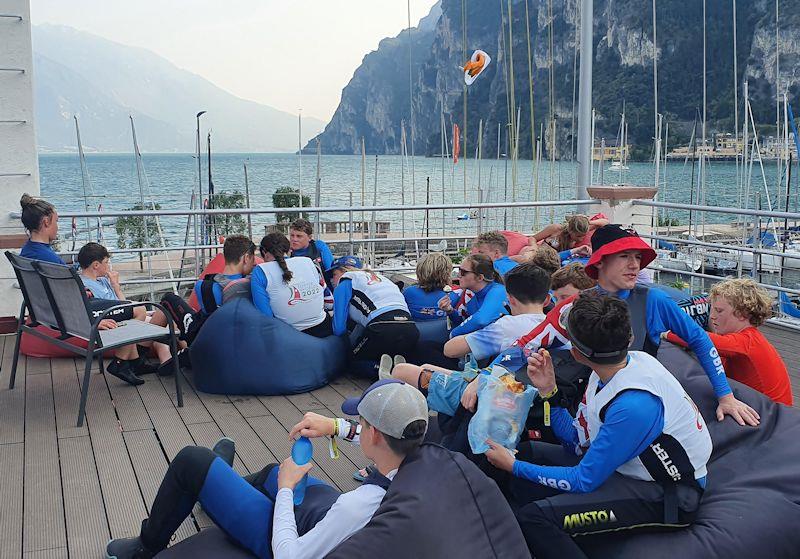 Rooster Southern Summer Traveller Series for UK Topper sailors had its prize-giving in Garda at the Worlds photo copyright Alex Rhodes taken at Fraglia Vela Riva and featuring the Topper class