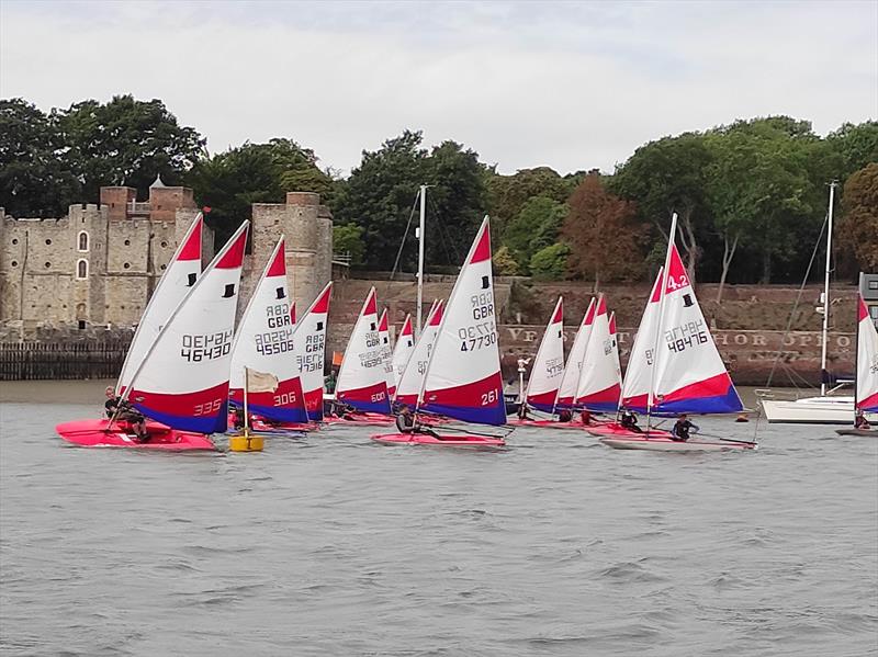 Toppers at Medway photo copyright Dave Symons taken at Medway Yacht Club and featuring the Topper class