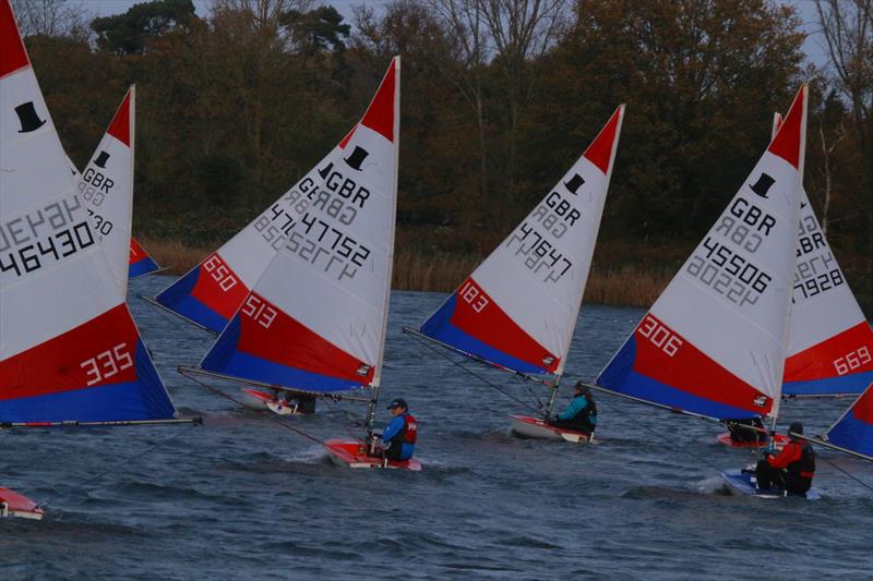 ITCA London and South East Topper Travellers at Papercourt photo copyright Dave Symons taken at Papercourt Sailing Club and featuring the Topper class