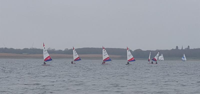 ITCA (GBr) 5.3 & 4.2 Training Camp at Grafham photo copyright Carl Baxter taken at Grafham Water Sailing Club and featuring the Topper class