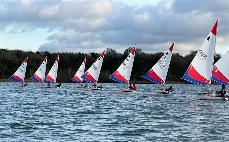 Attacking and Defending Downwind at the ITCA (GBR) Invitational Coaching photo copyright Anna Clark taken at Northampton Sailing Club and featuring the Topper class