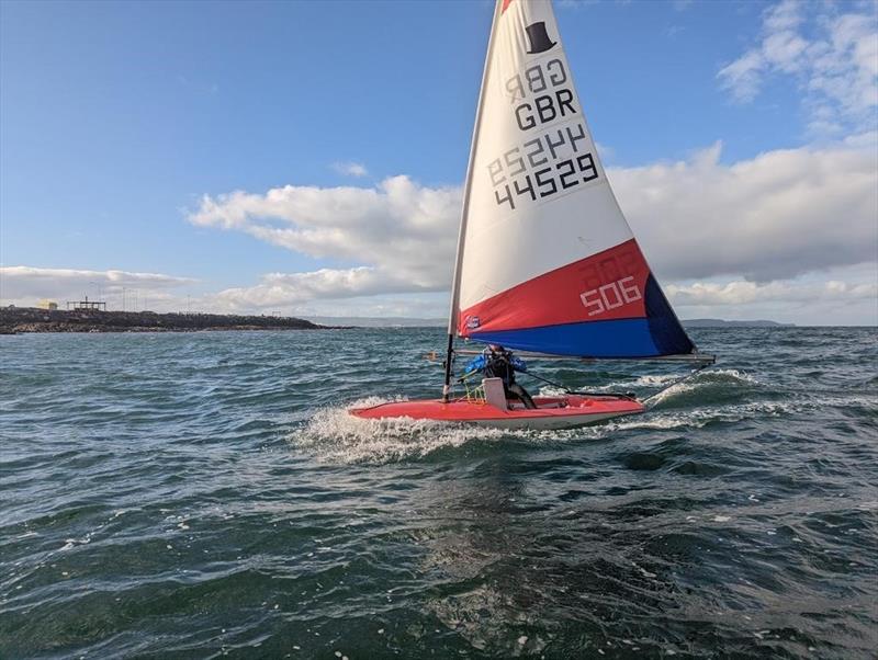 Taggart's Junior Icebreaker Series at Ballyholme Yacht Club photo copyright David Nelson taken at Ballyholme Yacht Club and featuring the Topper class