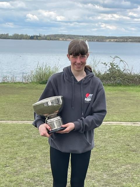 Jessica Powell wins the 5.3 fleet in the GJW Direct Topper Inlands at Grafham Water photo copyright ITCA GBR Class Association taken at Grafham Water Sailing Club and featuring the Topper class