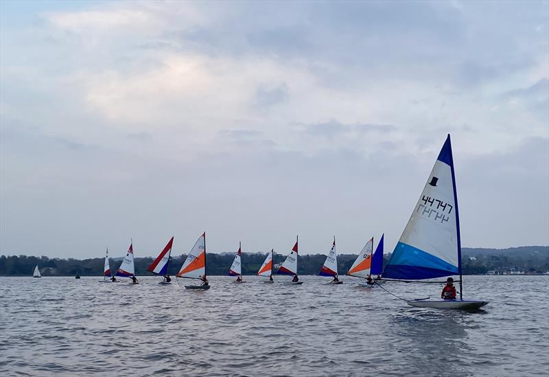 Starcross Yacht Club Junior Sailing photo copyright Peter Solly taken at Starcross Yacht Club and featuring the Topper class