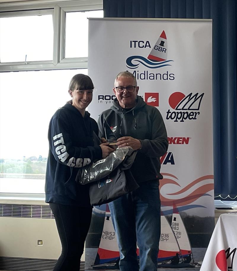 2022-2023 Series Winner - Jessica Powell photo copyright Keali Rhodes taken at Draycote Water Sailing Club and featuring the Topper class