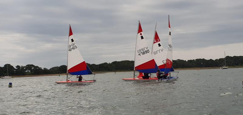 ITCA (GBR) Training at Bosham photo copyright Alex Rhodes taken at Bosham Sailing Club and featuring the Topper class