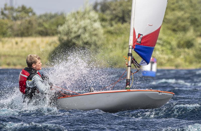 James Burton, Junior winner at the Notts County SC Regatta photo copyright David Eberlin taken at Notts County Sailing Club and featuring the Topper class