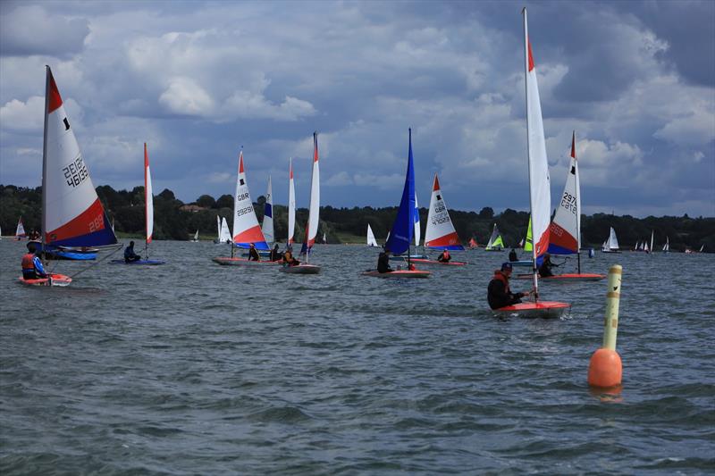 NSSA National Youth Regatta Day 2 photo copyright John Cunliffe taken at Draycote Water Sailing Club and featuring the Topper class