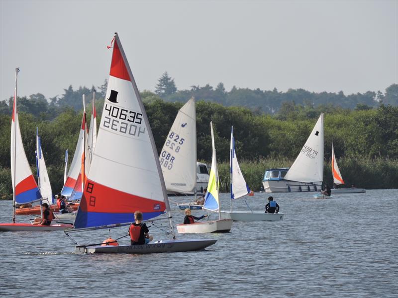 Horning Sailing Club Junior Regatta and Open Dinghy Weekend photo copyright Holly Hancock taken at Horning Sailing Club and featuring the Topper class