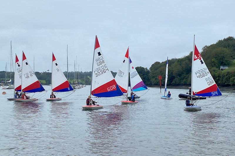 SWYSA Winter Race Coaching at Saltash photo copyright Peter Solly taken at Saltash Sailing Club and featuring the Topper class