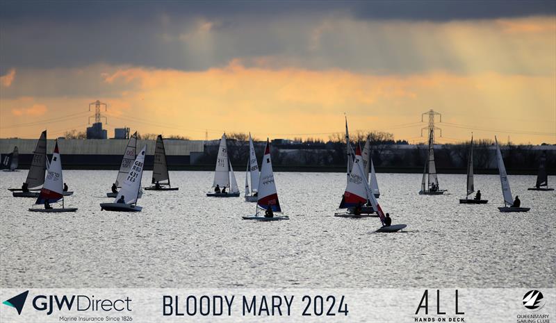 GJW Direct 48th Bloody Mary photo copyright Mark Jardine taken at Queen Mary Sailing Club and featuring the Topper class