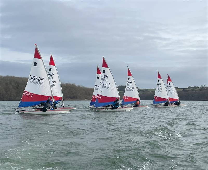 Short Course Racing Practise photo copyright James Harle taken at Carsington Sailing Club and featuring the Topper class