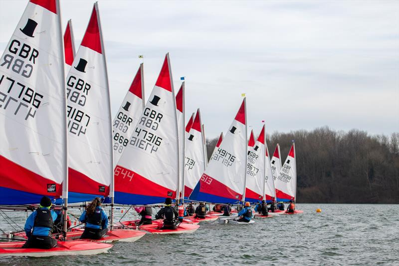 The ITCA (GBR) Invitational Sailors at Carsington Water photo copyright James Harle taken at Carsington Sailing Club and featuring the Topper class