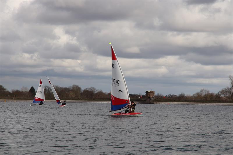 Jake Davies during the Topper Winter Regatta at Island Barn - photo © Will Helyer