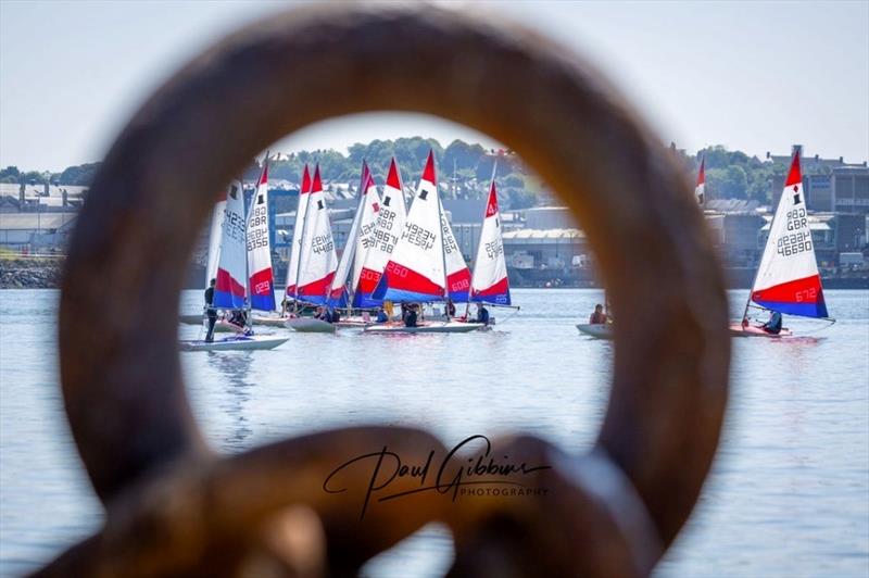 Waiting for the wind during the SW Topper Travellers at Saltash - photo © Paul Gibbins Photography