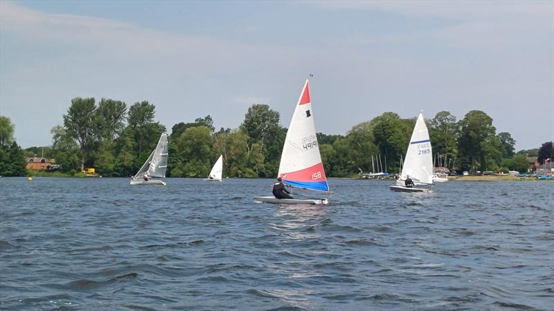 Nayth Twiggs 2nd overall & 1st junior in the Border Counties Midweek Sailing Series at Shropshire Sailing Club - photo © Colin Smith