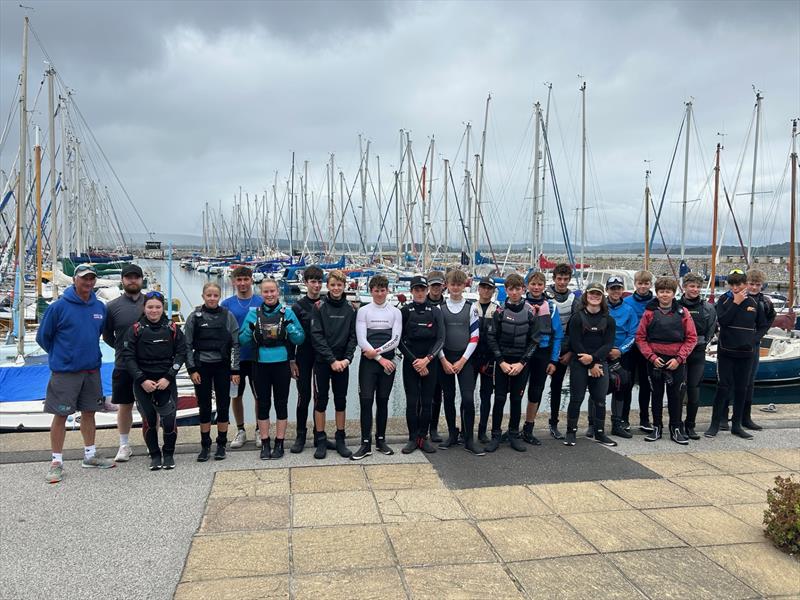 Sailors during the ITCA (GBR) Invitational Topper Coaching at Poole - photo © Hayley Turner