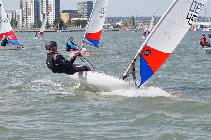 London and South East Region Topper Training weekend at Medway Yacht Cub photo copyright Richard Janulewicz / www.sharkbait.org.uk taken at  and featuring the Topper class