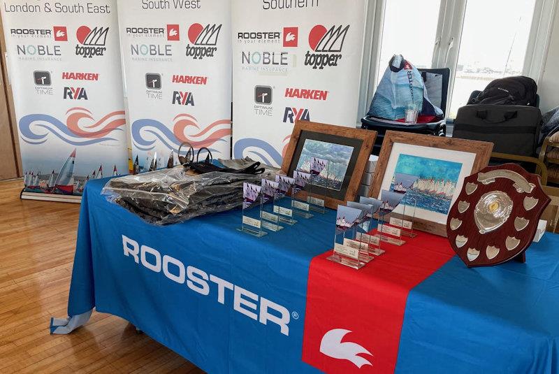 Rooster ITCA Southern Series prizegiving photo copyright Sally Wilson taken at Shoreham Sailing Club and featuring the Topper class