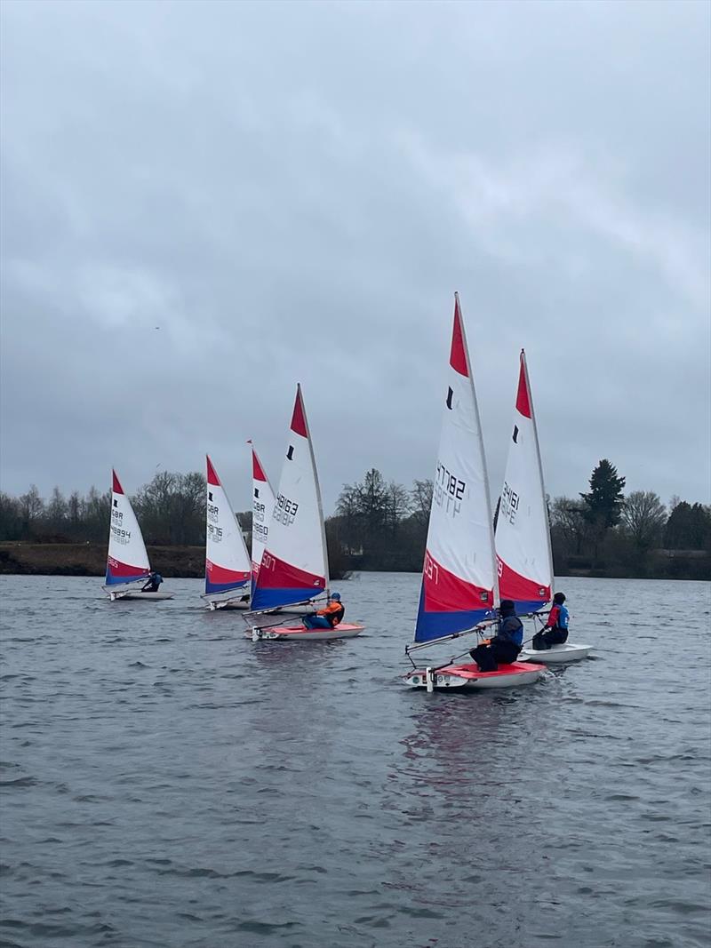 Rooster ITCA Southern Area Travellers at Spinnaker Sailing Club photo copyright Sally Wilson taken at Spinnaker Sailing Club and featuring the Topper class