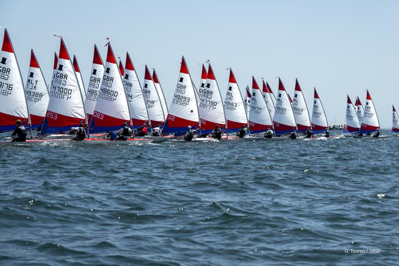 International Topper World Championships 2026 at St Pierre Quiberon, France photo copyright Gérard Touren taken at Société des Régates de Saint Pierre Quiberon and featuring the Topper class