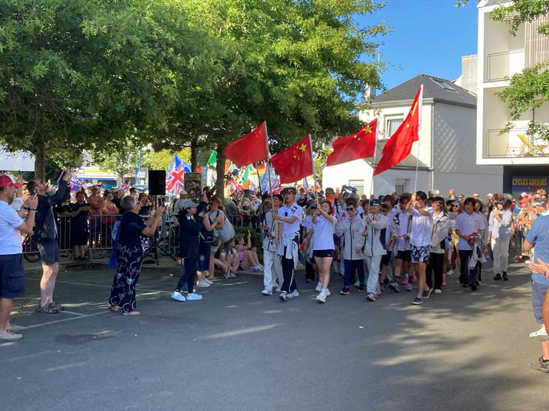 Opening Ceremony of the International Topper World Championships 2026 at St Pierre Quiberon, France - photo © Gérard Touren
