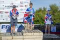 Topper 4.2 podium - International Topper World Championships 2026 at St Pierre Quiberon, France &copy; Gérard Touren