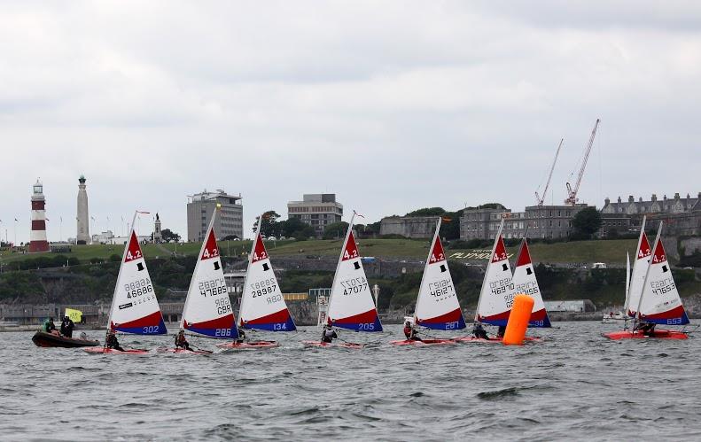 Volvo GJW Direct Topper National Series in Plymouth photo copyright Andrew Sturt taken at Mount Batten Centre for Watersports and featuring the Topper 4.2 class