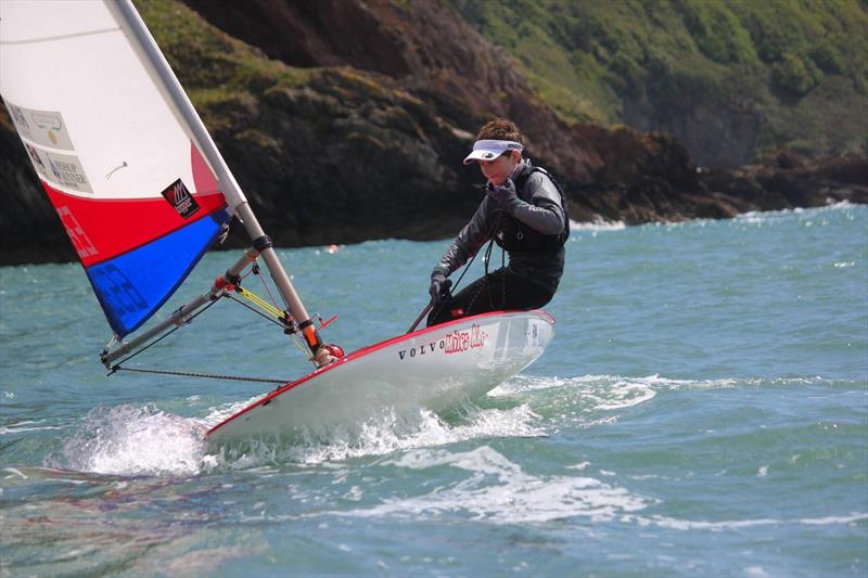 Miles Ripley wins the Topper 4.2 division the Optimum Time, RS Sailing Store Regatta on the final South West Youth Sailing Academy weekend photo copyright Nicholas James taken at Royal Dart Yacht Club and featuring the Topper 4.2 class