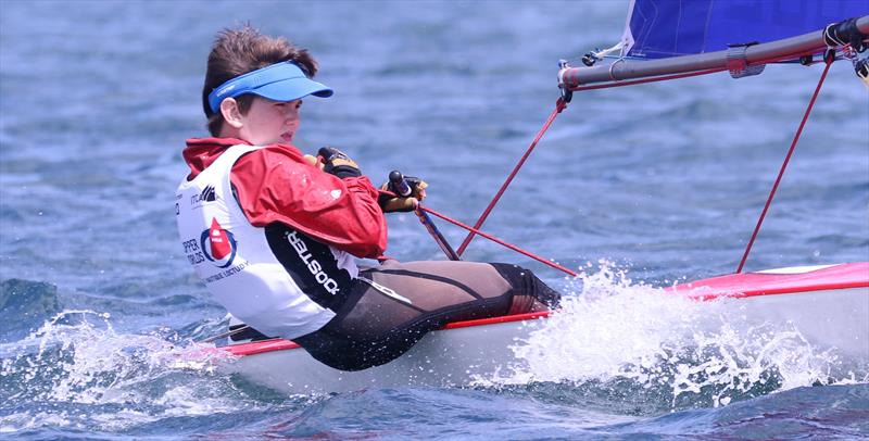 Sean Woodard wins the 4.2 fleet at the Rooster Topper World Championships 2017 photo copyright Simon McIlwaine / www.wavelengthimage.com taken at Le cercle nautique de Loctudy and featuring the Topper 4.2 class