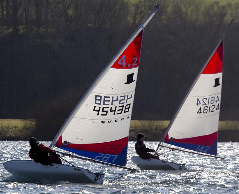 Notts County Cooler photo copyright David Eberlin taken at Notts County Sailing Club and featuring the Topper 4.2 class