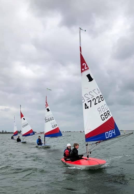 Topper GJW Direct Inlands at Grafham Water photo copyright Nick Pighills taken at Grafham Water Sailing Club and featuring the Topper 4.2 class