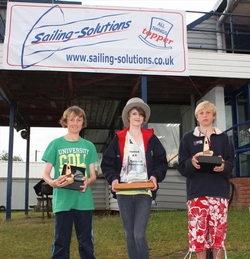 Topper 4.2 nationals at Leigh and Lowton photo copyright Tim Yeates taken at Leigh & Lowton Sailing Club and featuring the Topper 4.2 class