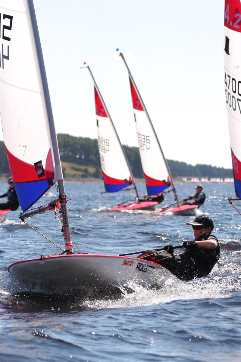 Topper GJW Direct National Series 6 at Derwent Reservoir photo copyright Angela Donnelly taken at Derwent Reservoir Sailing Club and featuring the Topper 4.2 class