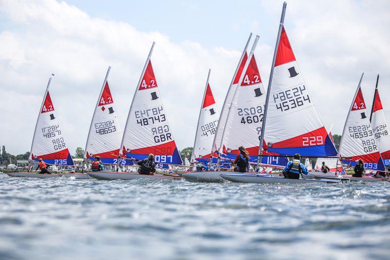 GJW Direct ITCA Topper Inland Championships at Grafham photo copyright Georgie Altham / www.facebook.com/galthamphotography taken at Grafham Water Sailing Club and featuring the Topper 4.2 class