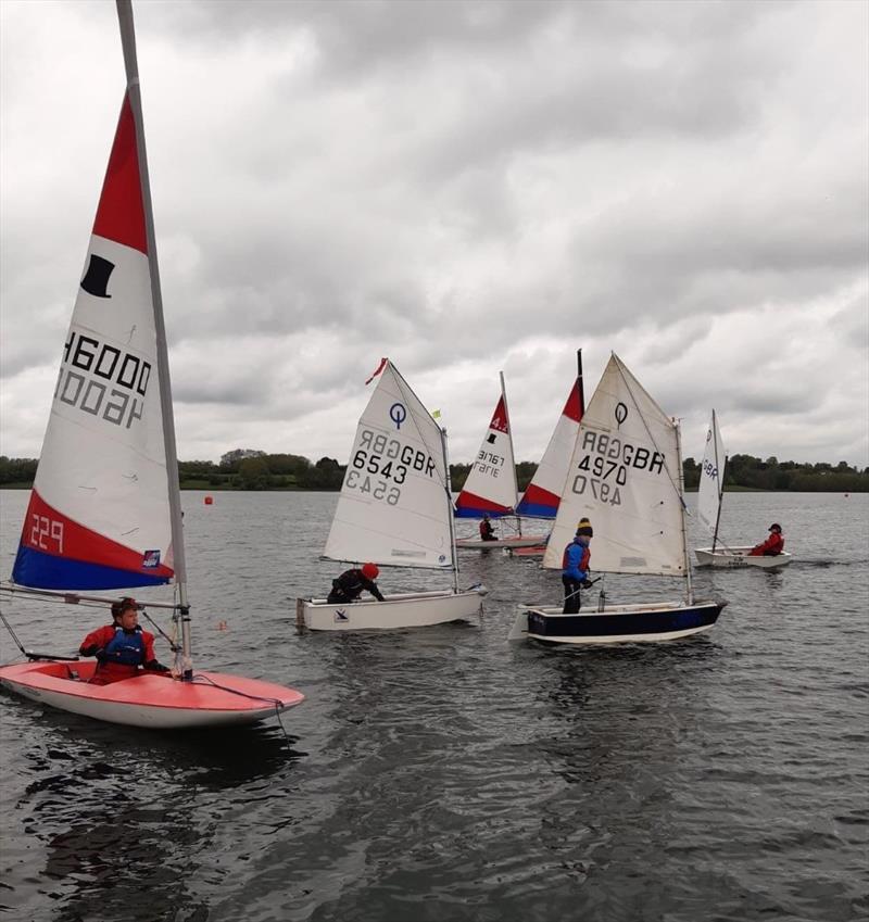 Northamptonshire Youth at Draycote Water photo copyright Norman Byrd taken at Draycote Water Sailing Club and featuring the Topper 4.2 class